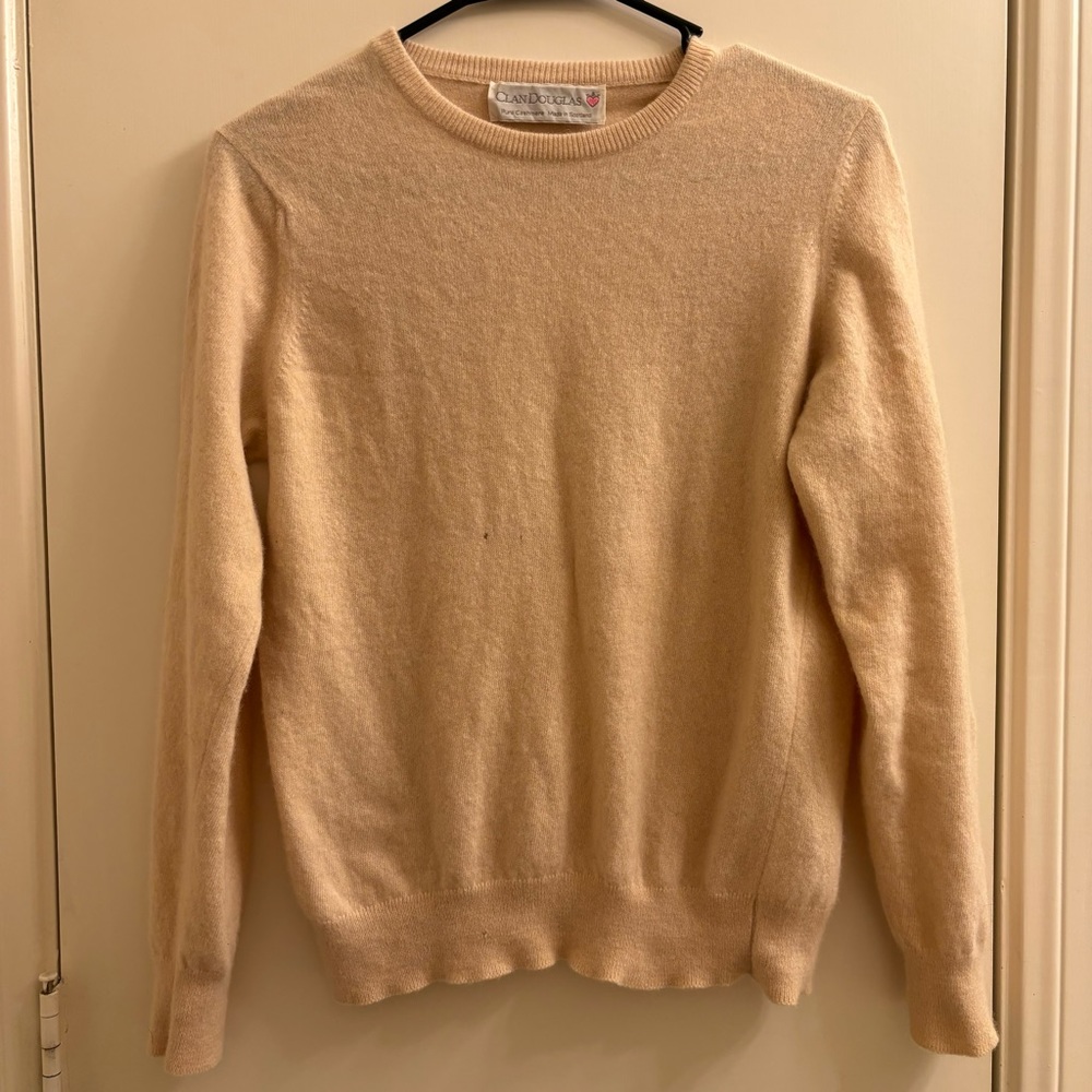 Pure Cashmere Sweater Pullover Size Small CLAN DOUGLAS